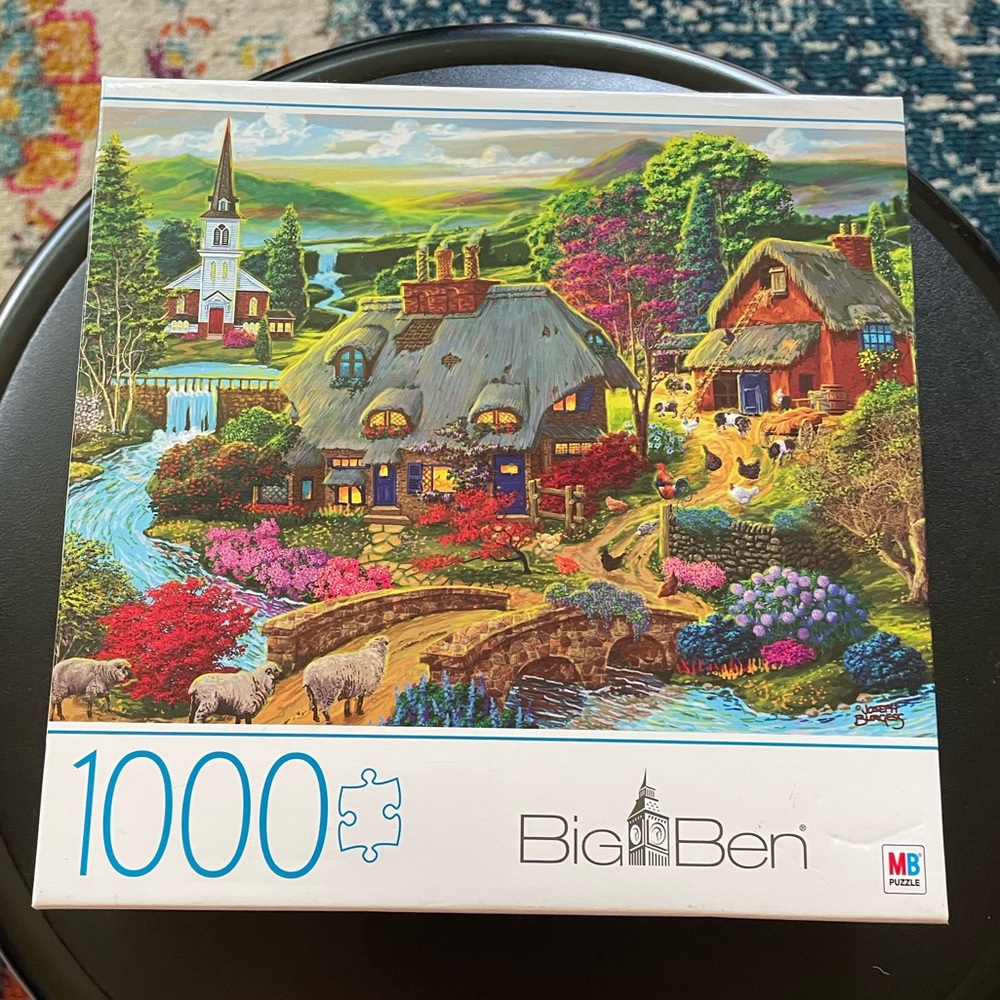 *3/20* Village Scene 1000-Piece Puzzle by Big Ben